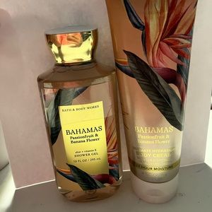 Bath and body works duo lotion and body wash